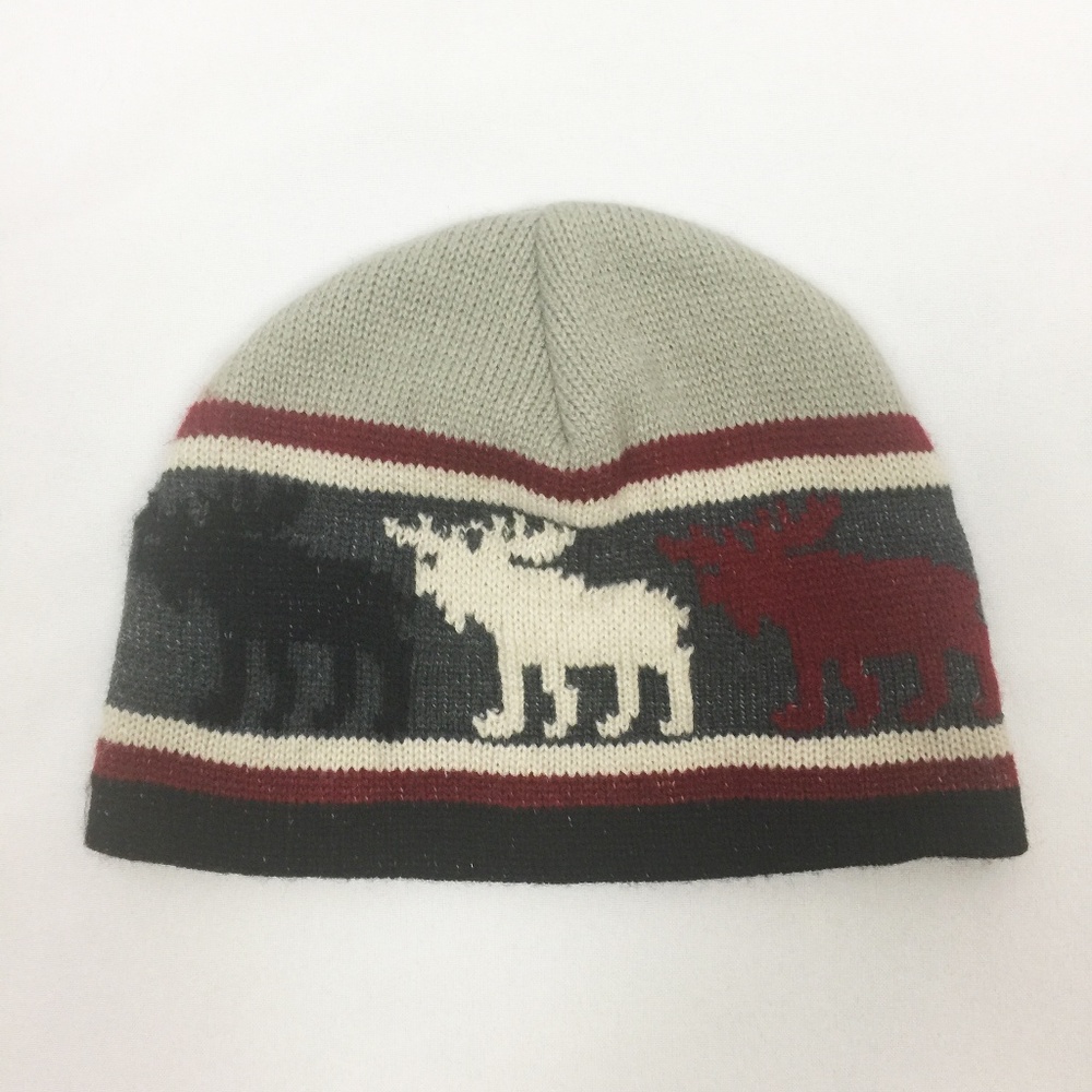 COPY - Canada Beanie Red/White/Blue Moose One Size